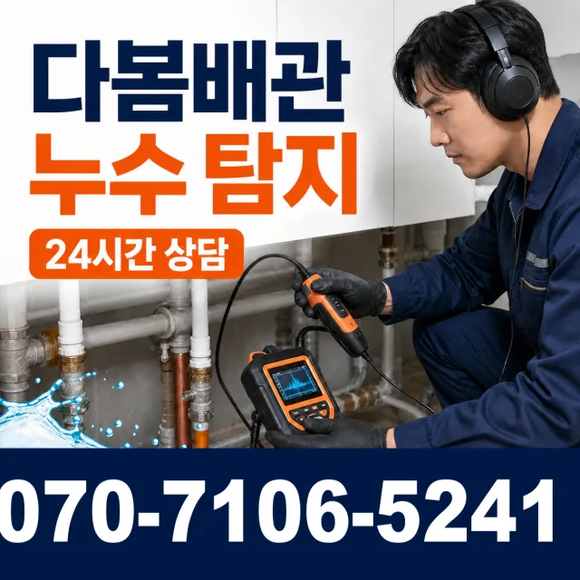전남광주 해남군 화산면 탄동길 바닥누수 상담 이미지 5